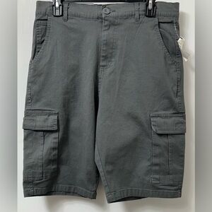 Wicked Stitch Slate Gray Men's Cargo Shorts